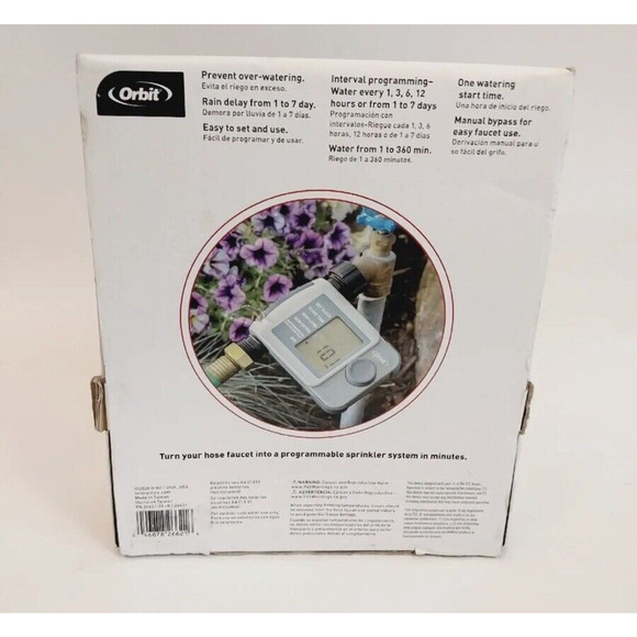 Orbit Pro Contractor Grade 1-Port Watering Timer for Lawn & Garden ''NEW'' - Picture 2 of 7